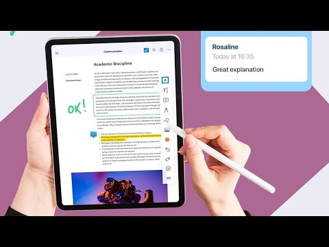 How to Annotate PDFs in Android tablet - XODO PDF Annotation tutorial ...