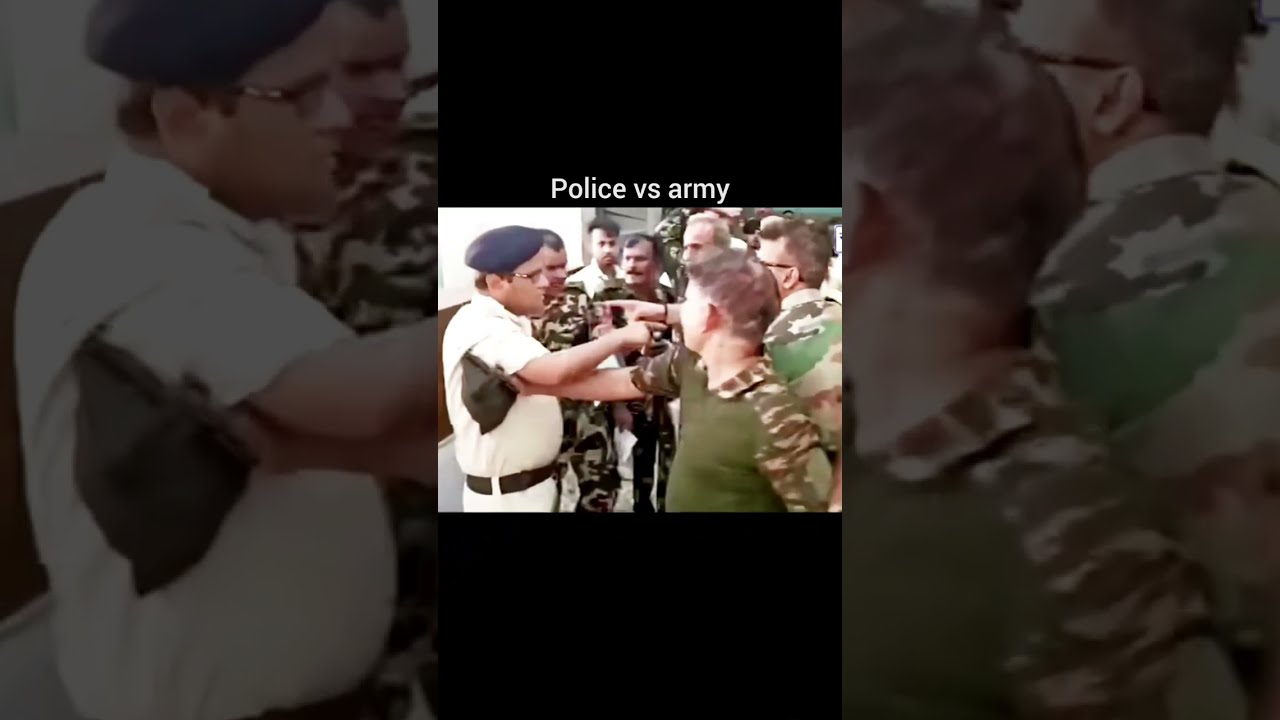 Police vs army #indianarmedforces #indianarmy #cobracommando #police #commando #indianmilitary #v