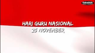 INSTRUMEN LAGU NASIONAL HYMNE GURU CIPTAAN SARTONO || DISERTAI LIRIK