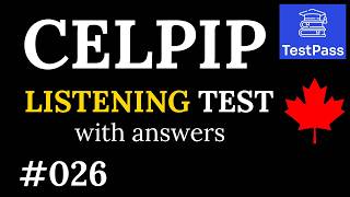 026 CELPIP Listening Free Practice Test with Answers🎧