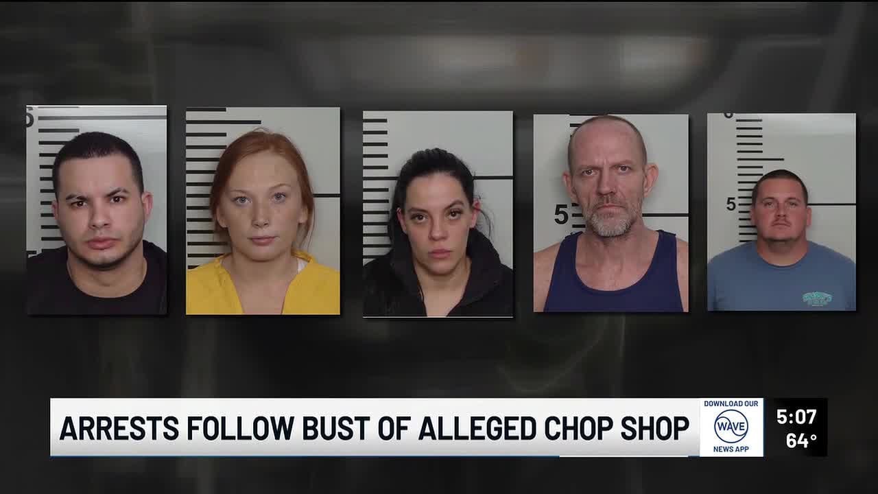 5 arrested in LMPD chop shop bust, more arrests could be coming - YouTube