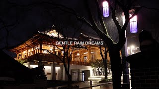 Korean traditional village with early morning rain #Healing ASMR #Rain Sound #White Noise