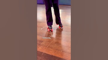 SKATING DRIBBLE DANCE STEP🛼🎉 #skating #tutorial #chalk #rollerdance #dance #rollerskating