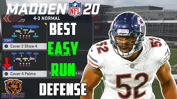 BEST RUN DEFENSE MADDEN 20 - NEW RUN DEFENSE MADDEN 20 - HOW TO STOP STRETCH AND DIVE MADDEN 20