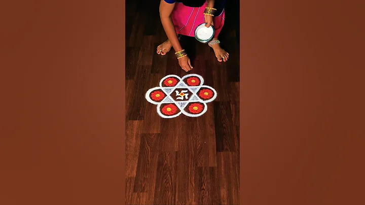 குட்டி தீபம் கோலம் daily rangoli kolam designs#trending#viralvideo#shorts#shortsfeed#ytshorts#yt