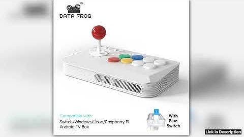 DATA FROG Y5A Arcade Stick for Switch 2 Windows Arcade Fight Stick Support Wireless Bluetooth 24G R