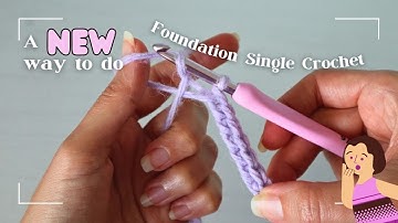 Bye bye foundation chain 👋// Try my NEW way to start a crochet project ✨ foundation sc alternative