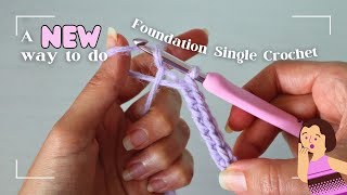 Bye bye foundation chain // Try my NEW way to start a crochet project ✨ foundation sc alternative