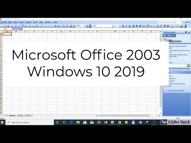 Microsoft Office 03 Windows 10 19 Youtube Microsoft Office 03 Windows 10 19 Youtube