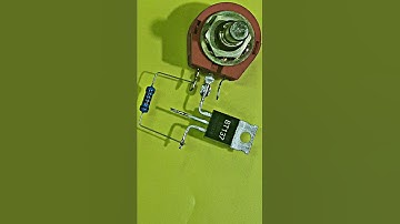 How to make a Smooth Switching using BT137 Simple Circuit || Simple Project #shorts