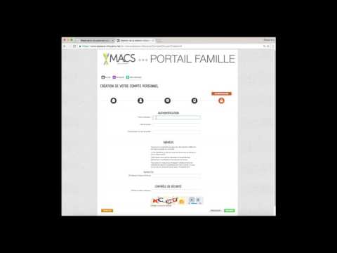 Tuto Creation d'un compte Portail FAmille