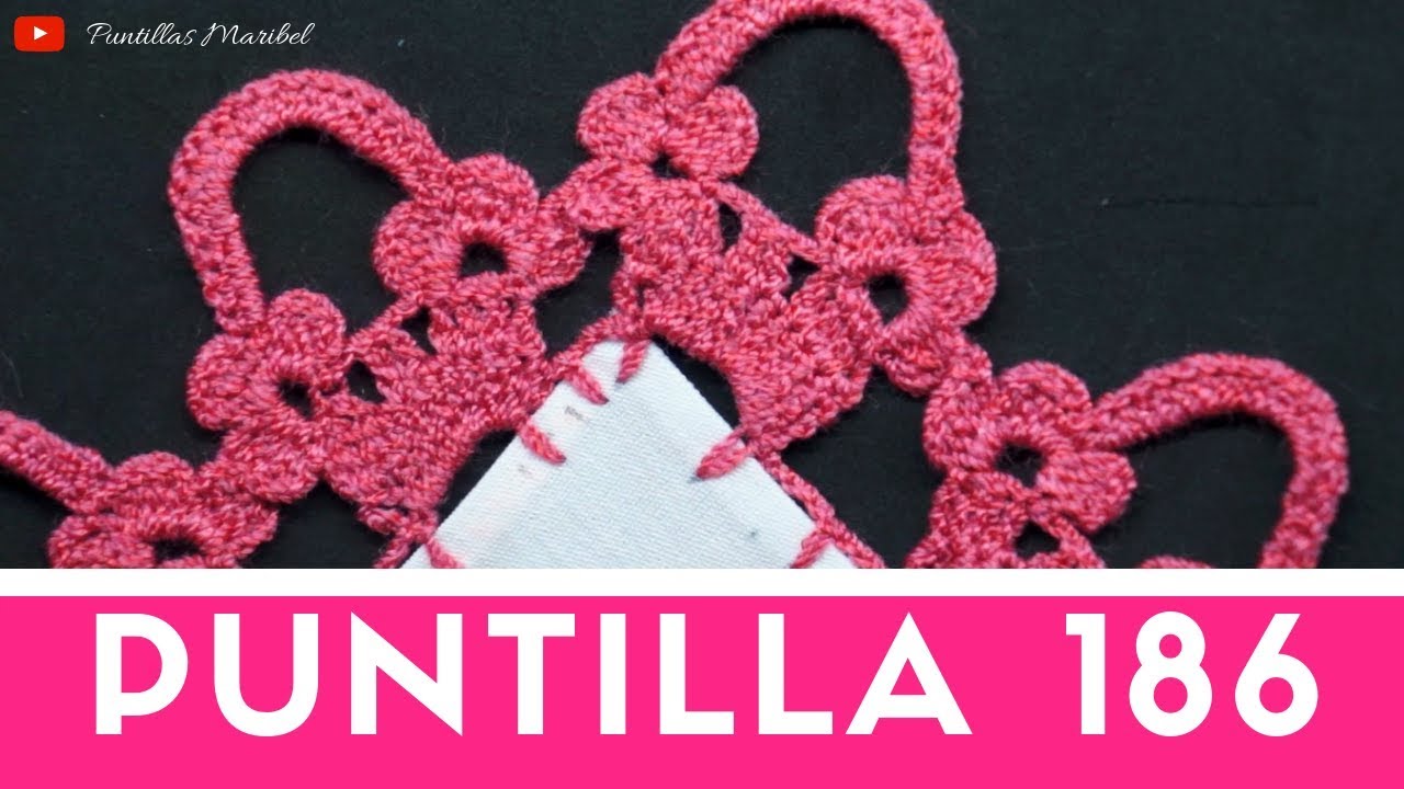 Puntilla 186 | Canasta de Flores | Puntillas Maribel