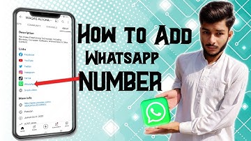 how to add YouTube about in Whatsapp numbers || Channel about main Whatsapp number Kasi add Karen