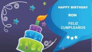 Ron - Card Tarjeta - Happy Birthday