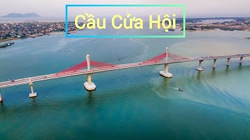 CẦU CỬA HỘI nối hai bờ sông Lam