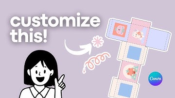 🎁 HOW TO create and customize a BOX TEMPLATE in canva | DIY gift box, party favors, classroom gifts