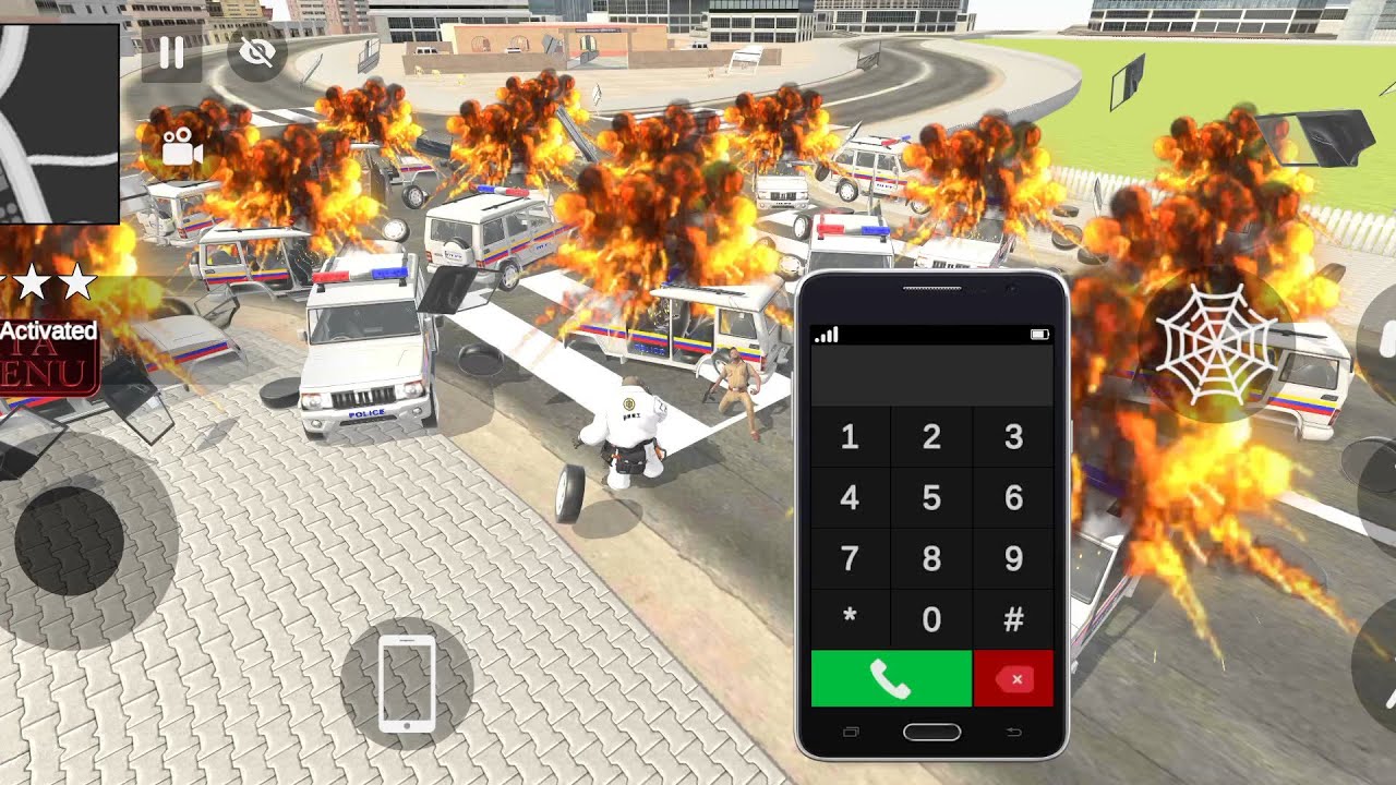 Pande ne kiya police per hamla //