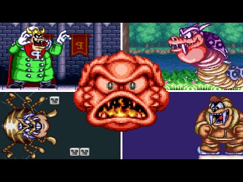 The Magical Quest Starring Mickey Mouse SNES All Bosses No Damage Hard 