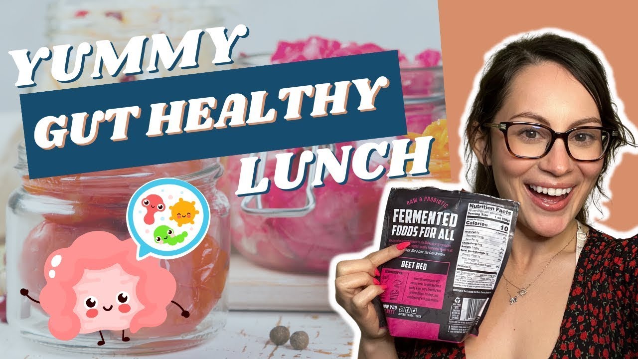 2 EASY Gut Friendly Lunch Recipes PROBIOTICPACKED Meal Ideas with