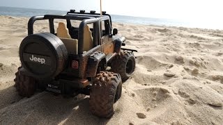 Remote Control RC Jeep at Crystal Cove California