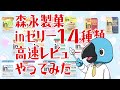 森永製菓inゼリー14種類高速レビューやってみた 森永製菓inゼリー14種類高速レビューやってみた