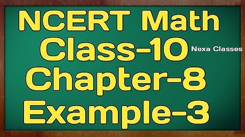 Example 3 Chapter 8 (Trigonometry) Class 10th Math