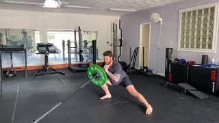 Landmine Lateral Squat