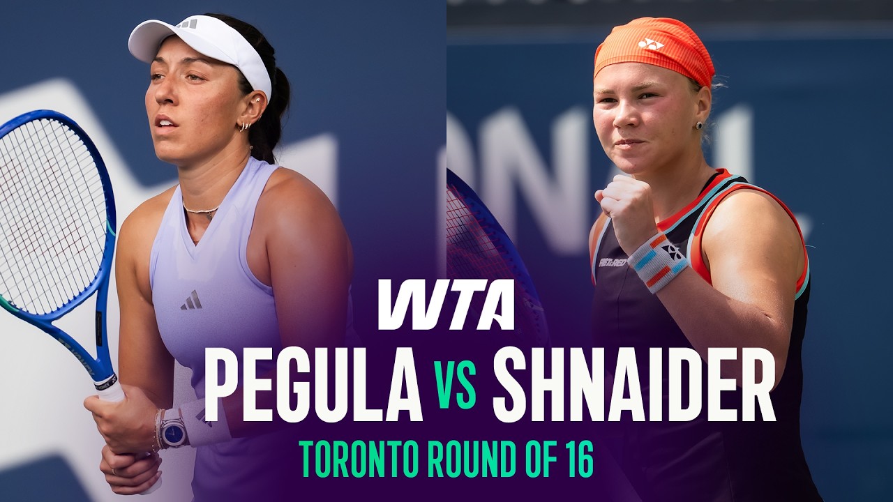 Jessica Pegula vs. Diana Shnaider | 2026 Toronto Round of 16 | WTA Match Highlights