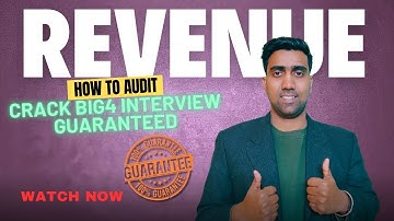 How to conduct audit of revenue/ big 4 interview questions/#statutoryaudit #revenue /#atulagarwal