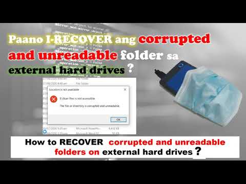 How to Recover Corrupted and Unreadable Folder on External Hard Drives?