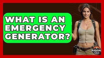 What Is An Emergency Generator? - Survival Skills for Everyone