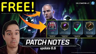 Free Lex Luthor! No More Pay To Win Artifacts! Injustice 2 Mobile 6.6 Update Patch Notes