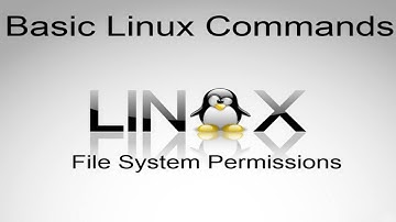 Basic Linux File System Permissions