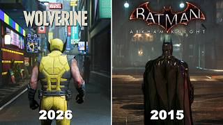 Marvel's Wolverine vs Batman Arkham Knight – Physics & Details Comparison