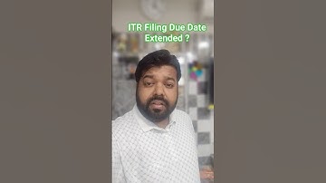 ITR Filing Due Date for FY 24-25 Extended ? #itr #duedate