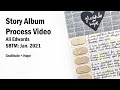 Scrapbook Story Album Process | Ali Edwards | SBTM January 2021