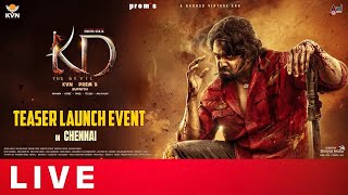 Kd – The Devil Teaser Launch Event In Chennai | Dhruva Sarja | Prem | Arjun Janya | Kvn Productions