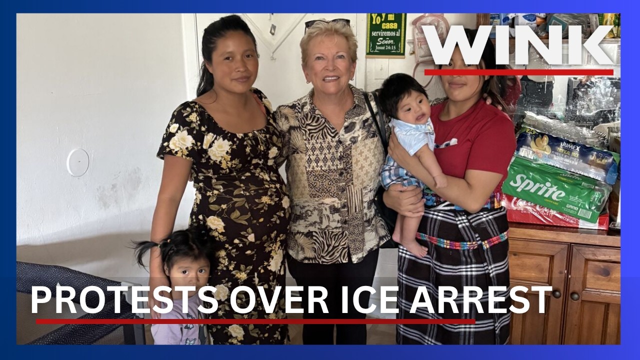 Fort Myers protesters demand ICE release nursing mother detained on Palm Beach Boulevard