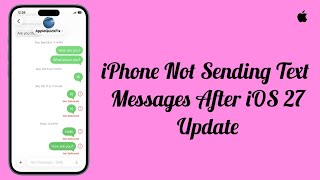 iPhone Not Sending Text Messages After iOS 26 Update Here's the fix