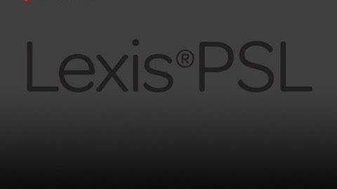 Introducing LexisPSL