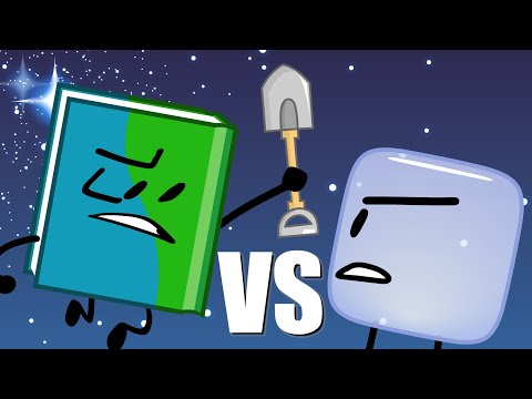 BFDI: Ice Cube Vs Book - ft. AnimationEpic