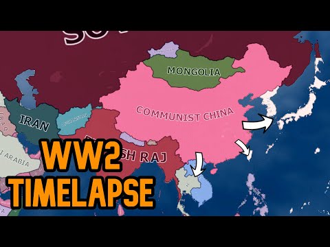 What If Post-War Communist China Existed? | HOI4 Timelapse