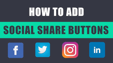 How to add social share buttons on WordPress?