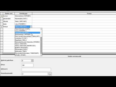 Video: Relaatiotietokantojen Luominen