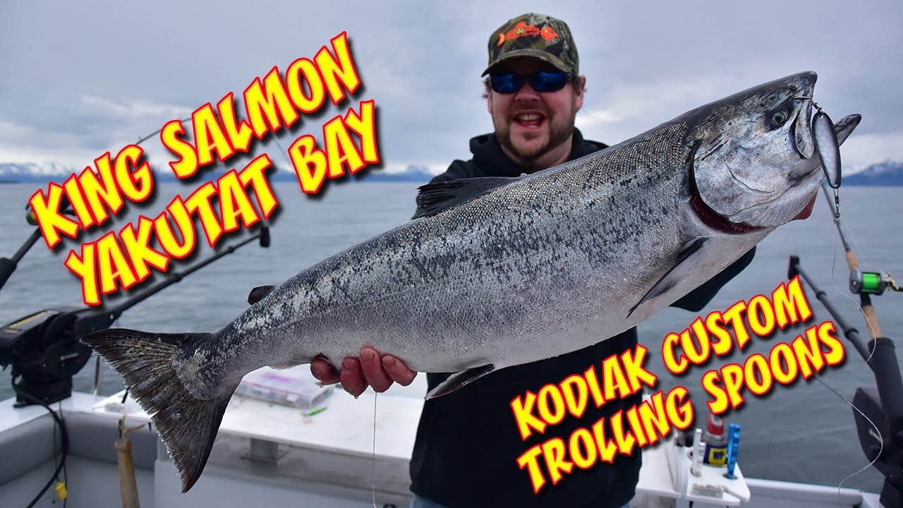 King Salmon Fishing Southeast Alaska #fishing #spoonfishing  #kodiakcustomfishingtackle 