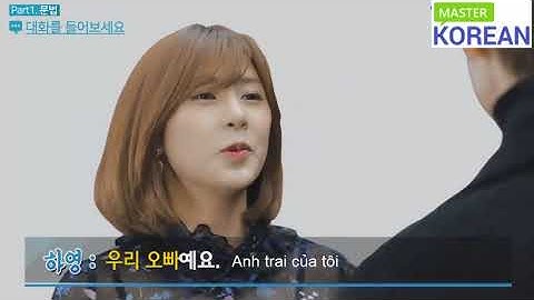 [Tiếng hàn sơ cấp1] bài 1 - Chào hỏi, giới thiệu bản thân