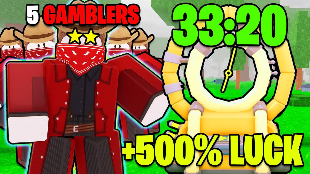 5 GAMBLERS SPEEDRUN 99 Nights In The Forest! (World Record)