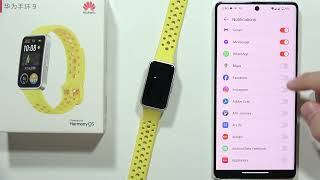 Huawei Band 9 Activate Notifications From Android Phone huaweiband
