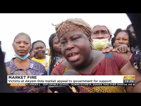 Victims at Akyem Oda market appeal to gov't for support - Adom TV News (17-9- 2)1 Victims at Akyem Oda market appeal to gov't for support - Adom TV News (17-9- 2)1