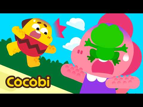 There's a Frog on My Face! I'm Getting Goosebumps!😱🐸 | Kids Songs | Cocobi